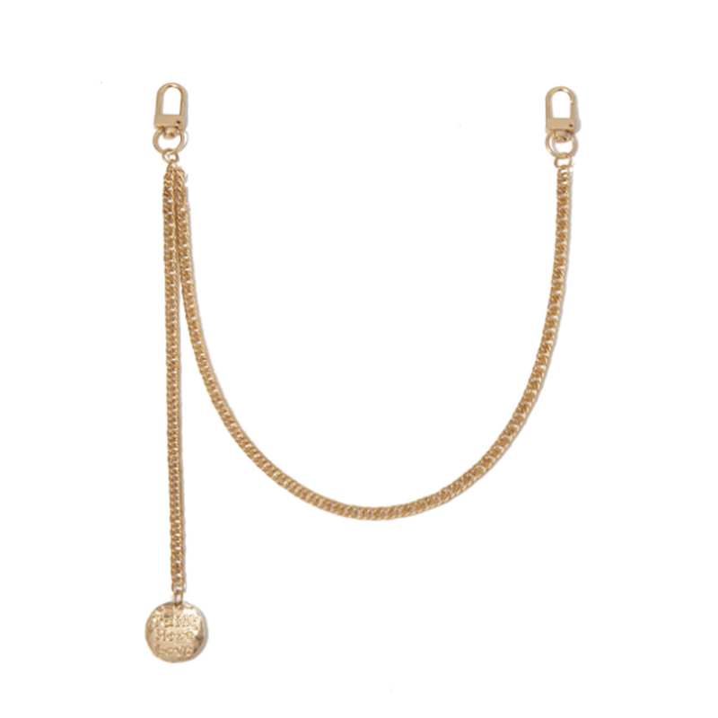 Simple multi-layer tassel geometric chain waist chain