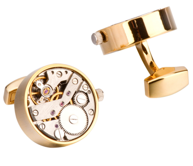 Punk Movement Watch Rotatable Mechanical Sense French Shirt Cufflinks
