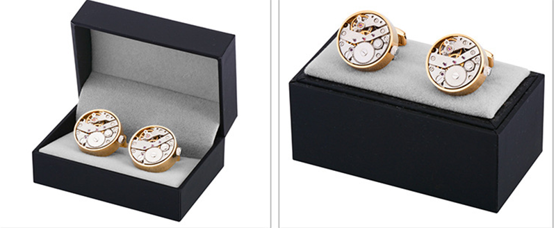 Punk Movement Watch Rotatable Mechanical Sense French Shirt Cufflinks