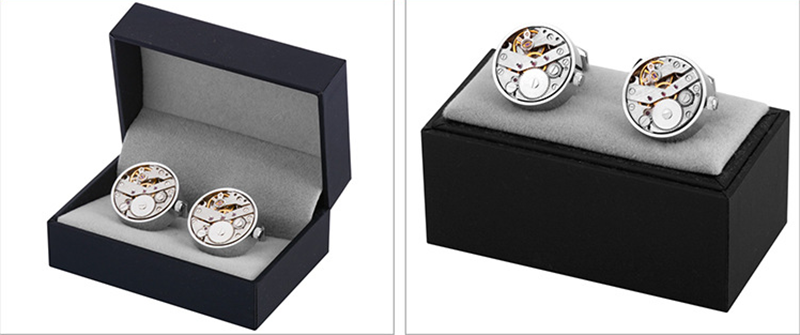 Punk Movement Watch Rotatable Mechanical Sense French Shirt Cufflinks