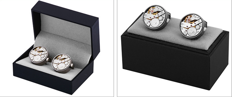 Punk Movement Watch Rotatable Mechanical Sense French Shirt Cufflinks