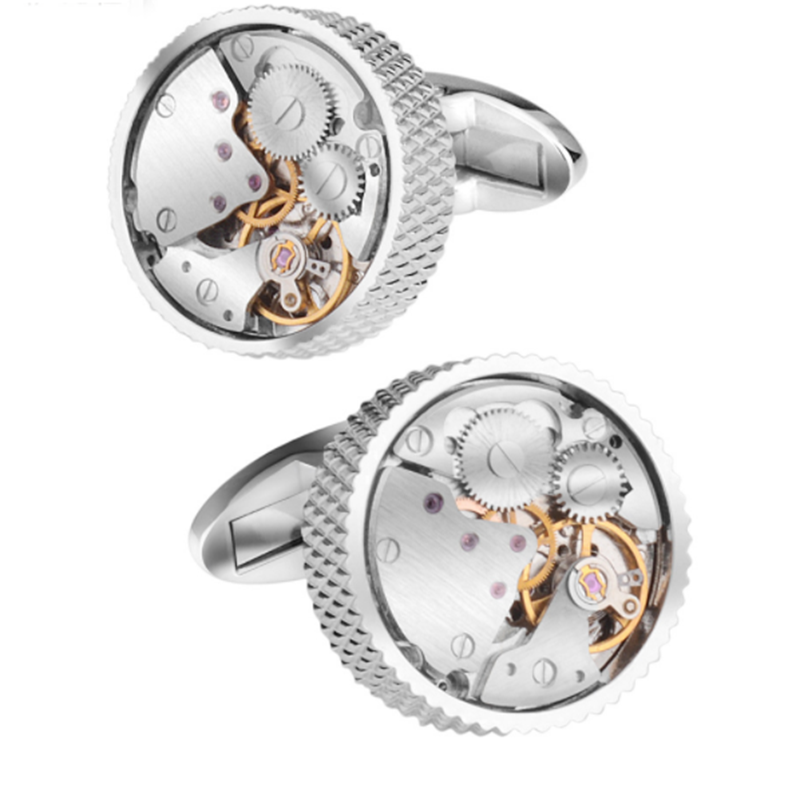 Men&apos;s Watch Mechanical Movement High-end French Shirt Sleeve Studs