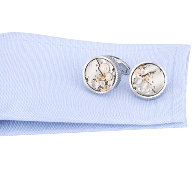 Men&apos;s Watch Mechanical Movement High-end French Shirt Sleeve Studs