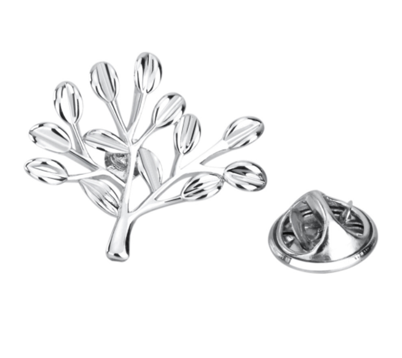 Cute Life Tree Small Fragrant Collar Flower Brooch