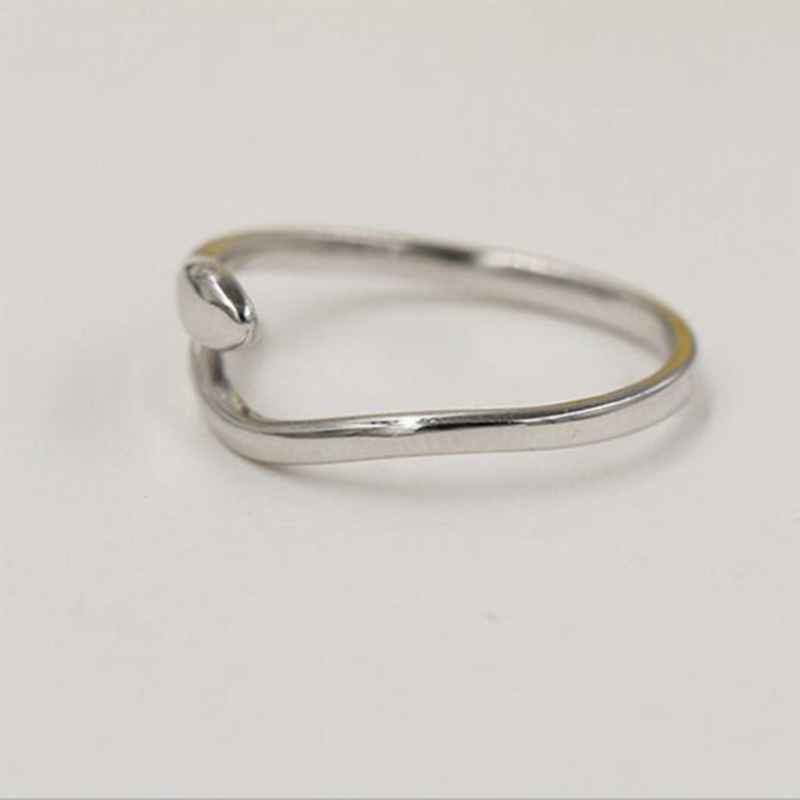 s925 sterling silver Japan and South Korea cute glossy cute snake ring