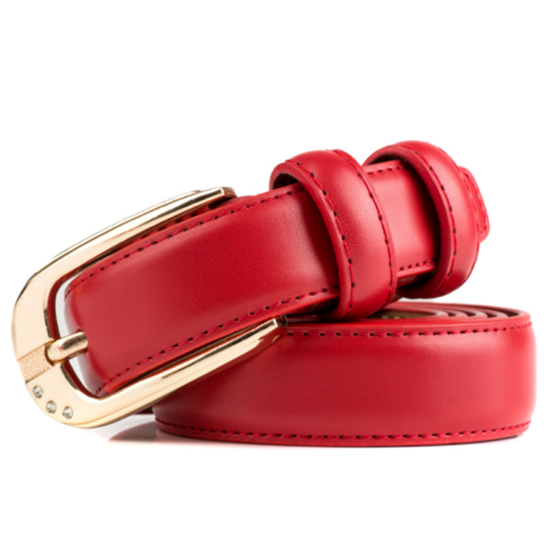 Women&apos;s slim belt with pin buckle