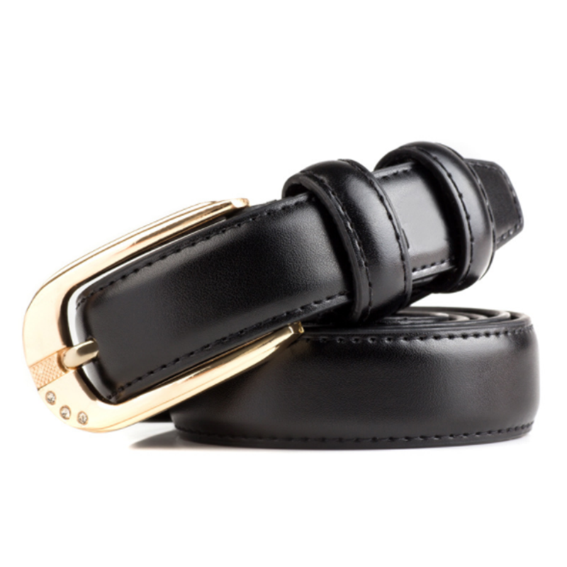 Women&apos;s slim belt with pin buckle