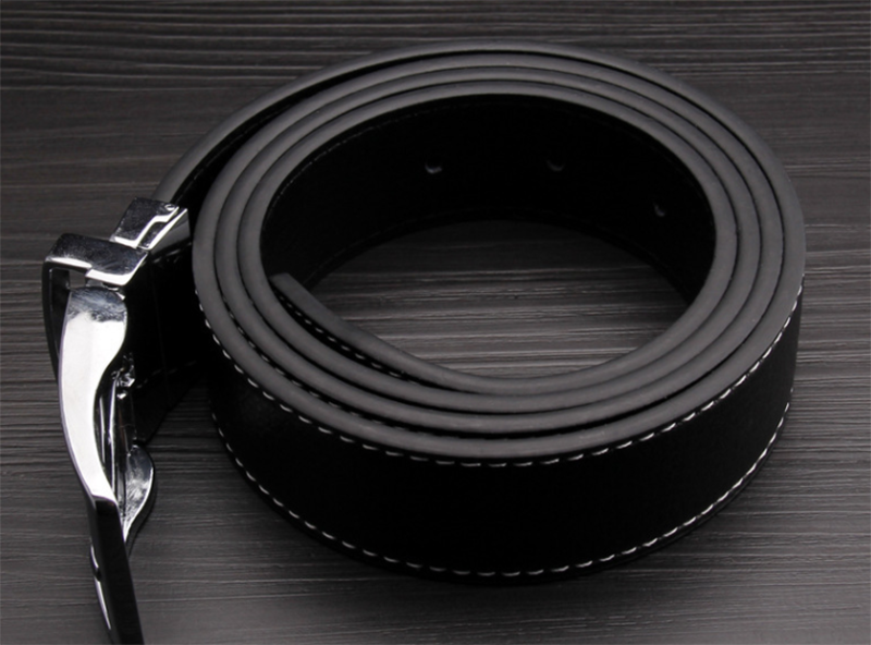 Korean fashion business men&apos;s leather belt