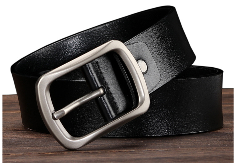 Wild and creative lacquered leather cowhide belt