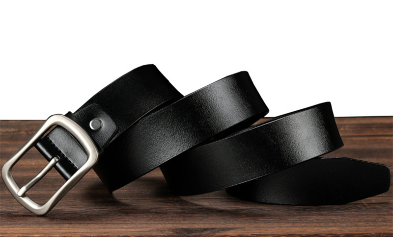 Wild and creative lacquered leather cowhide belt