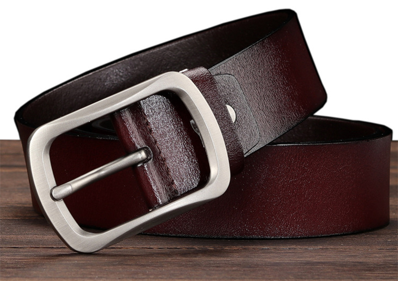 Wild and creative lacquered leather cowhide belt