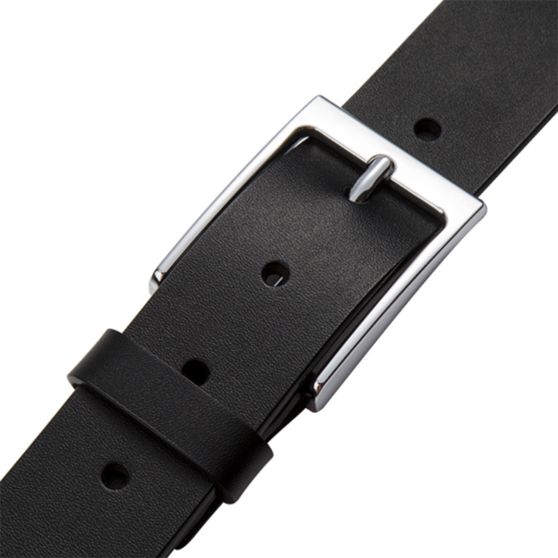 Retro business casual leather simple pin buckle men&apos;s belt