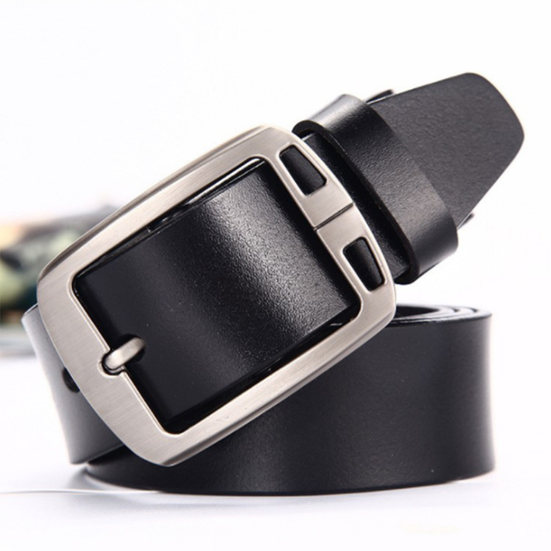 Trendy Retro Men&apos;s Leather Cowhide Belt