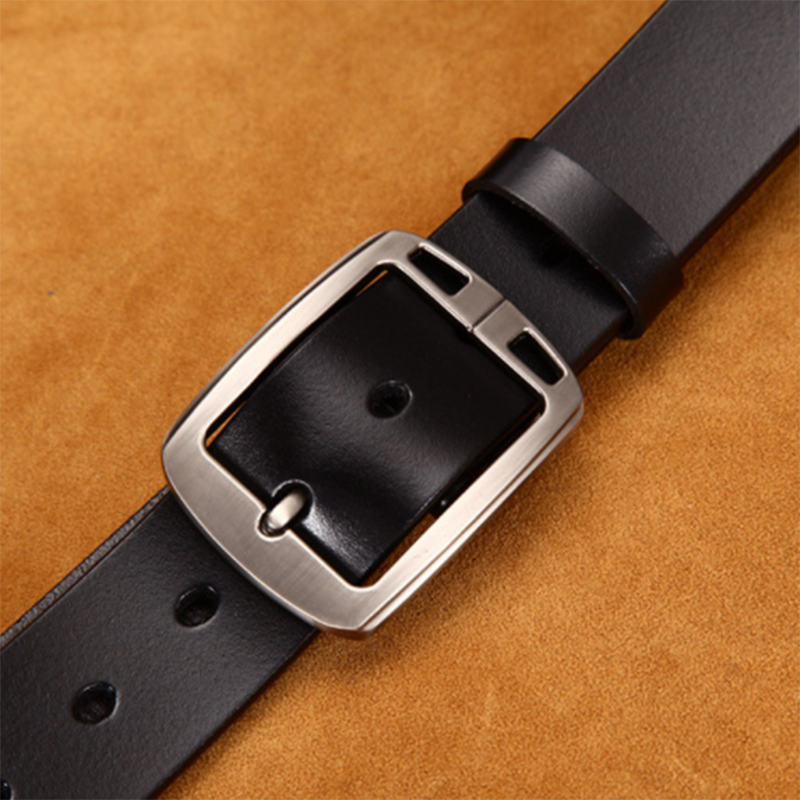 Trendy Retro Men&apos;s Leather Cowhide Belt