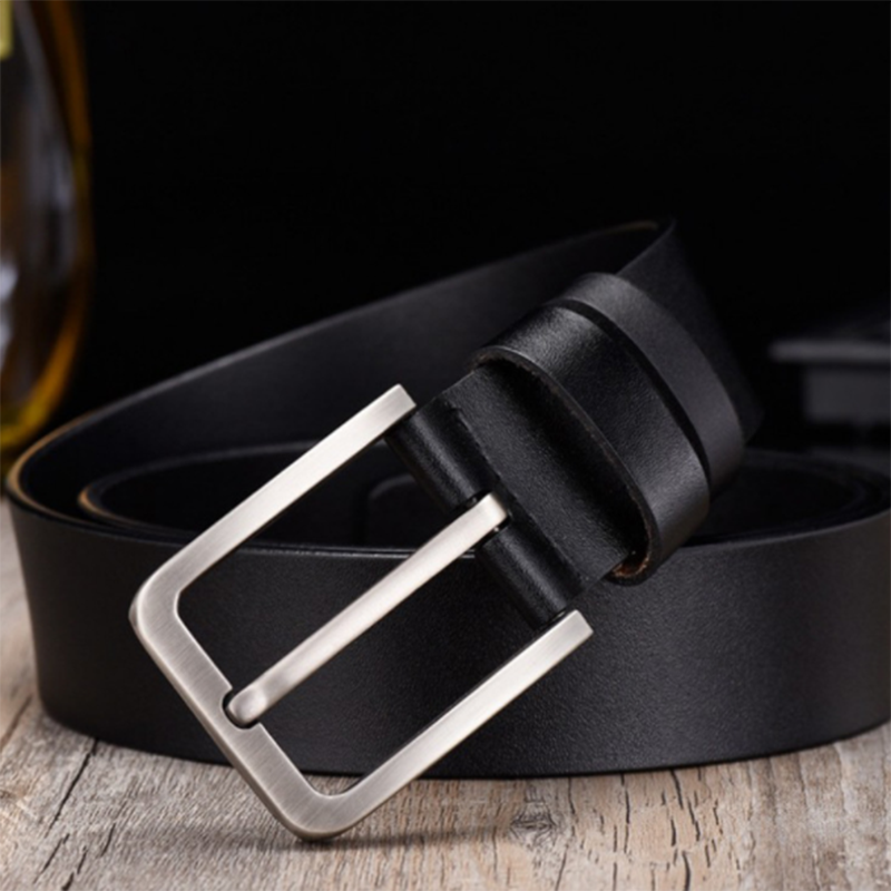 Pure leather men&apos;s casual antique leather belt