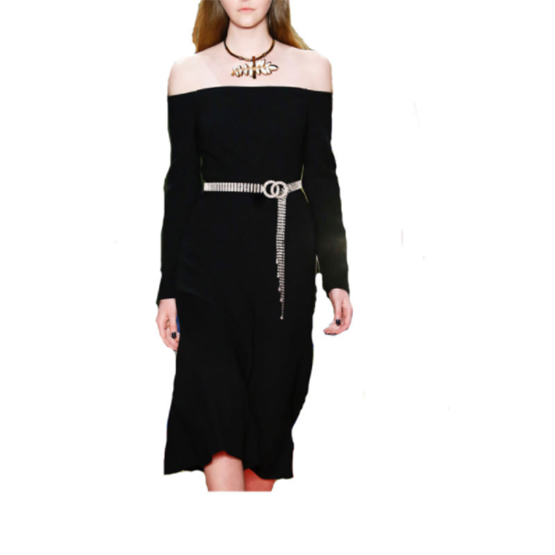 Europe and the United States Ladies' Crystal Diamond Belt