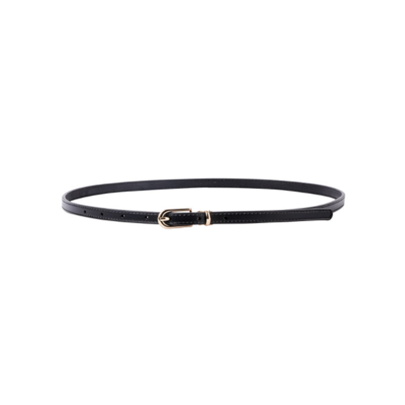 Leather Four Seasons Universal Knotted Thin Belt