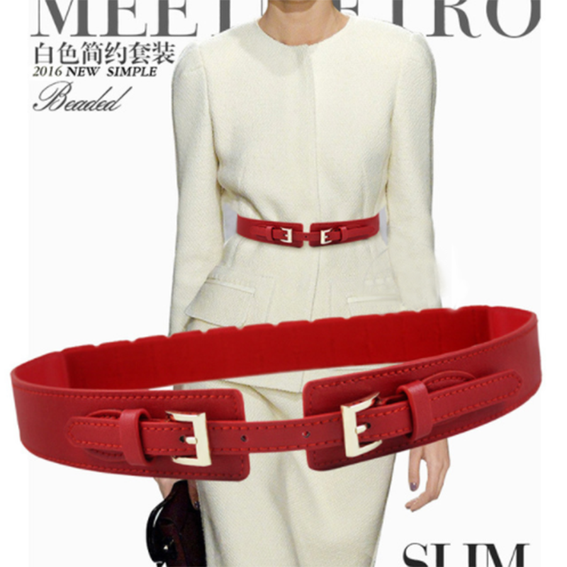 Stylish elegant simple wild coat belt