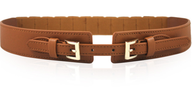 Stylish elegant simple wild coat belt