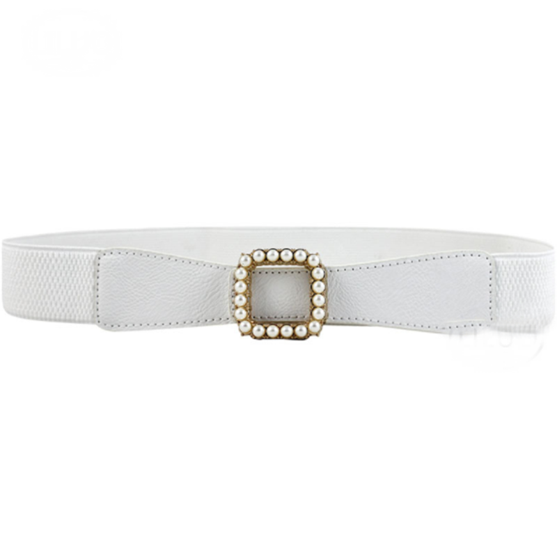 Stylish rhinestone decoration simple wild pearl belt