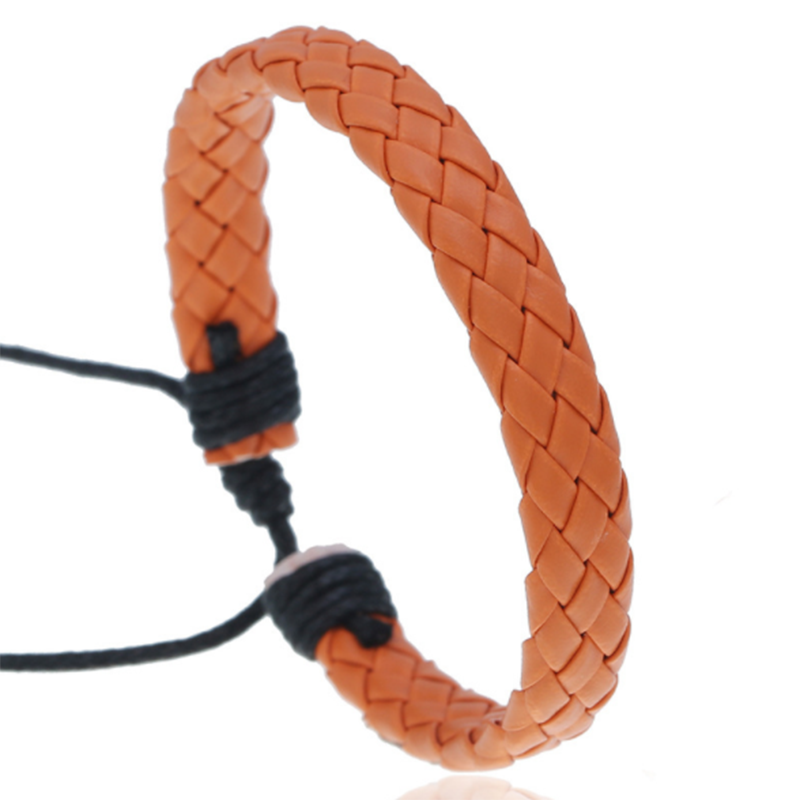 Girl leather multicolor optional PU simple braided bracelet (ladies&apos; other)