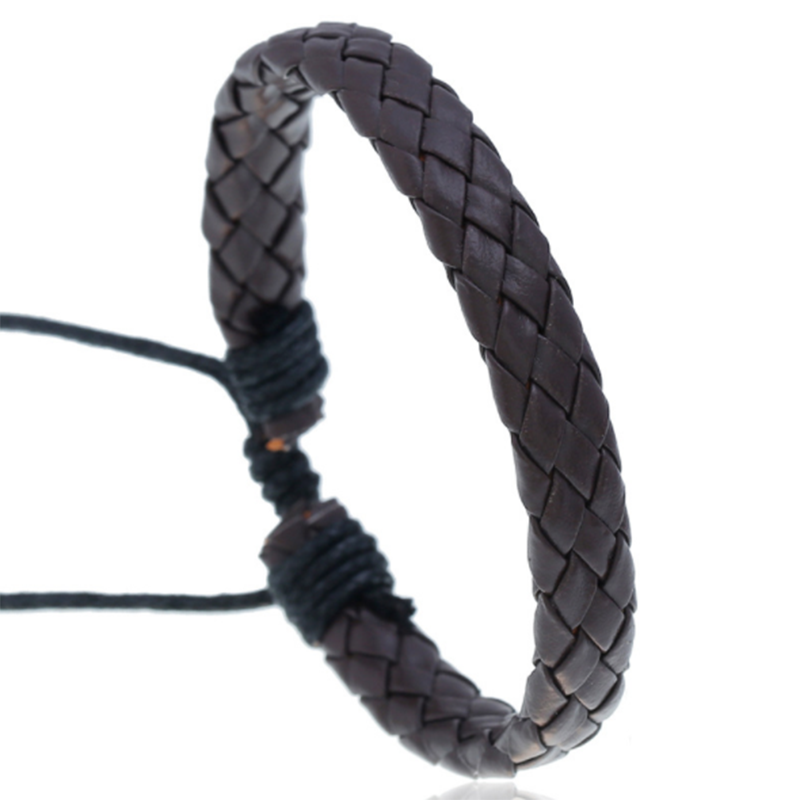 Girl leather multicolor optional PU simple braided bracelet (ladies&apos; other)