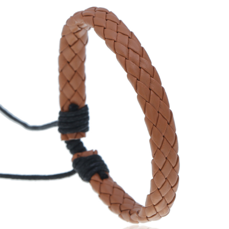 Girl leather multicolor optional PU simple braided bracelet (ladies&apos; other)