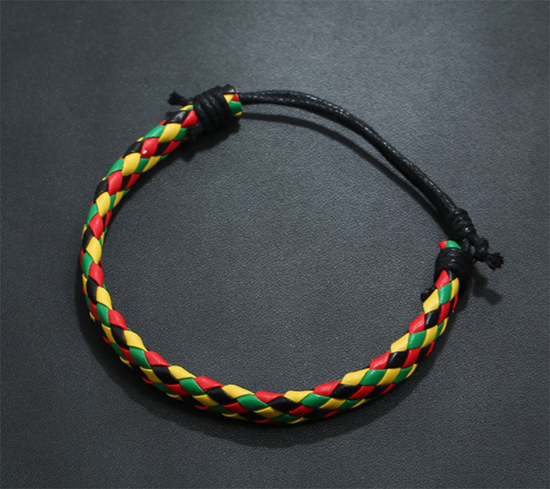 Girl leather multicolor optional PU simple braided bracelet (ladies&apos; other)
