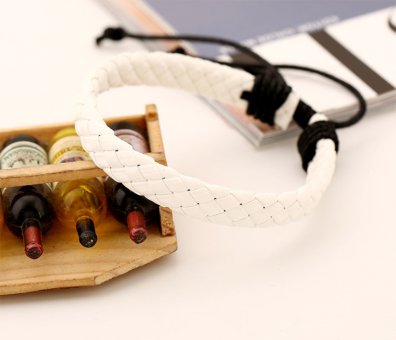 Girl leather multicolor optional PU simple braided bracelet (ladies&apos; other)