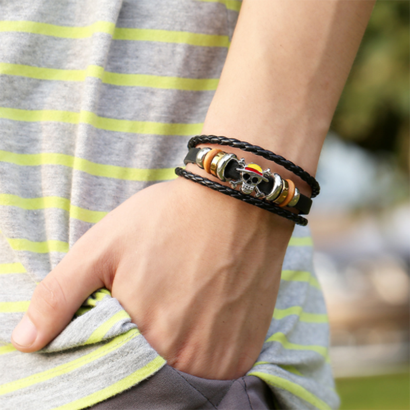 Punk Vintage Leather Bracelet (Men&apos;s Other)