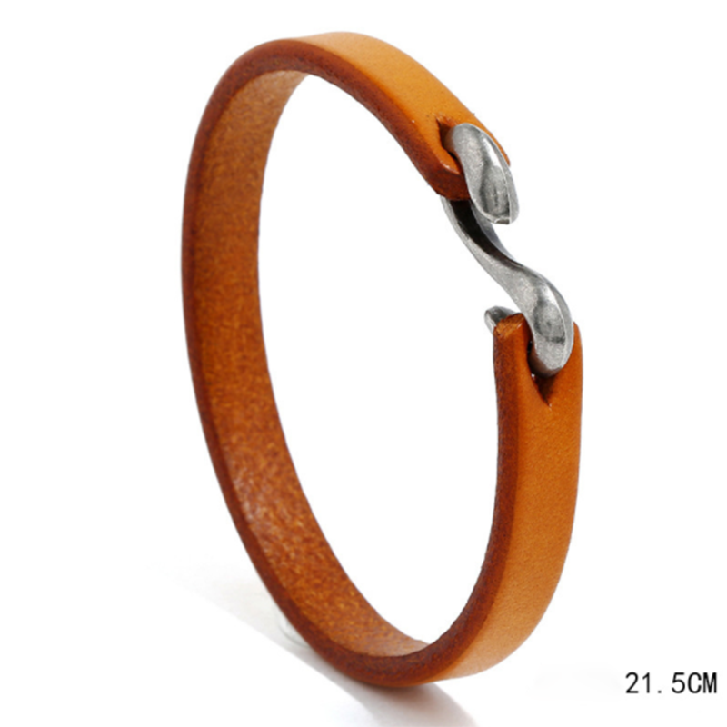 Fashionable Wild Punk Rock Leather Bracelet (Men&apos;s Other)