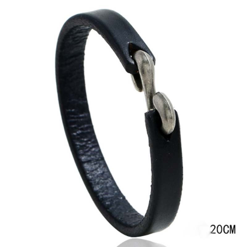 Fashionable Wild Punk Rock Leather Bracelet (Men&apos;s Other)