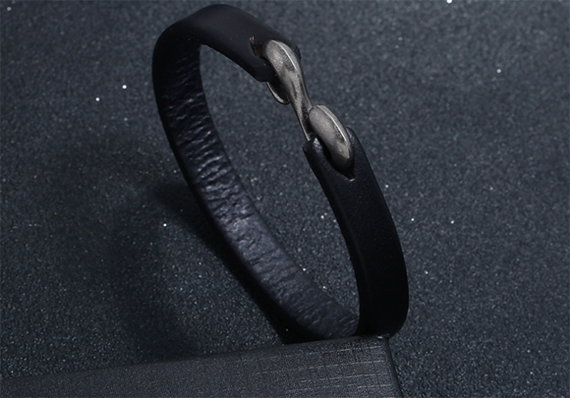 Fashionable Wild Punk Rock Leather Bracelet (Men&apos;s Other)