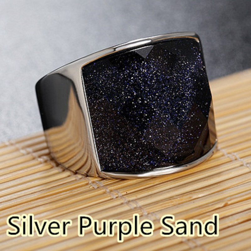 European and American Punk Gothic foreign trade titanium steel casting men&apos;s ring