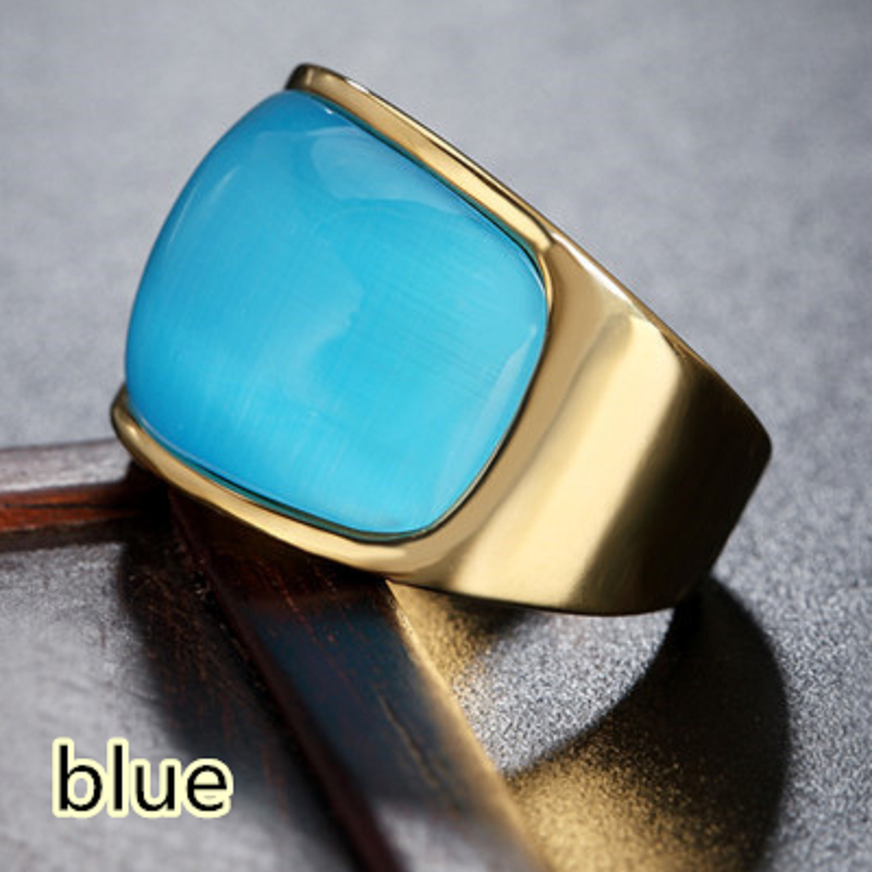 European and American Punk Gothic foreign trade titanium steel casting men&apos;s ring