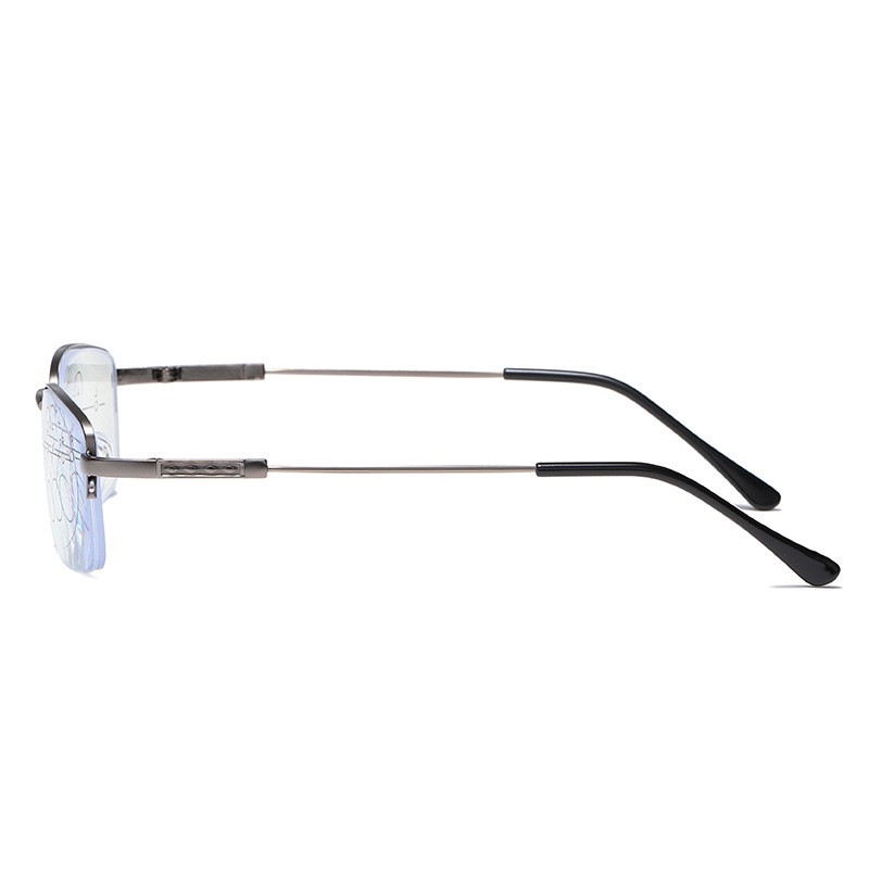 Far and near reading glasses prevent blue light radiation Multi-focus reading glasses Gun