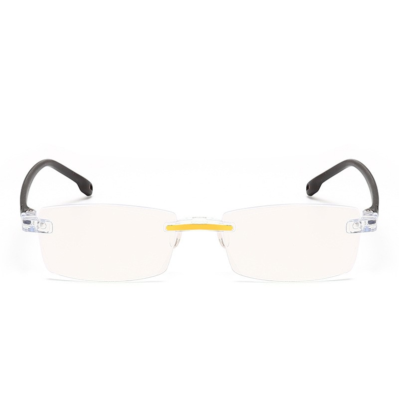 Men New Frameless Reading Glasses Women Anti-Blue Lightweight Reading Glasses