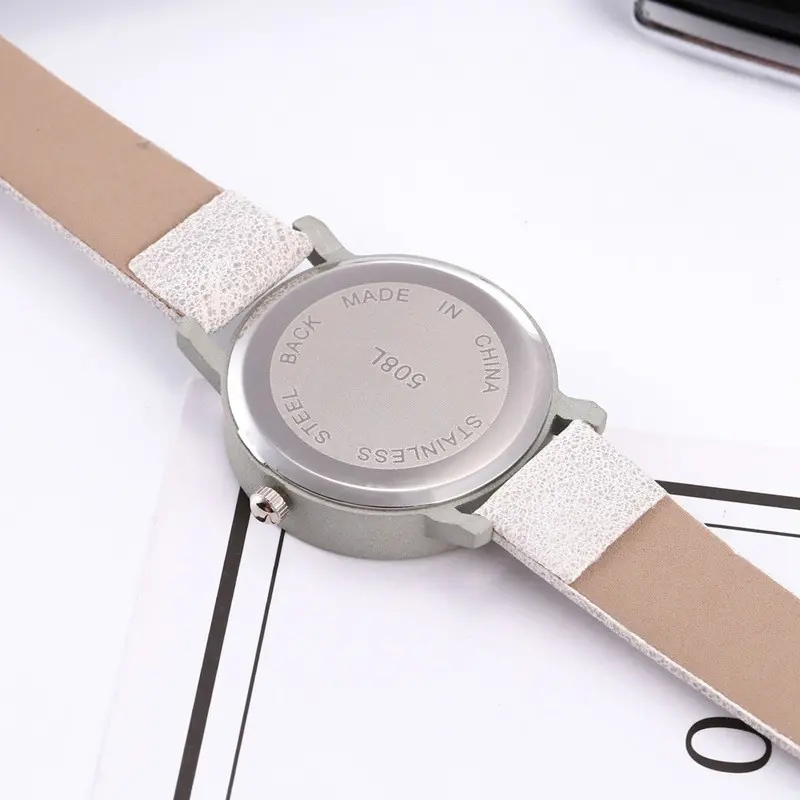 Fashion watches ladies PU leather quartz watches round dial student watche luxury watch women watchs
