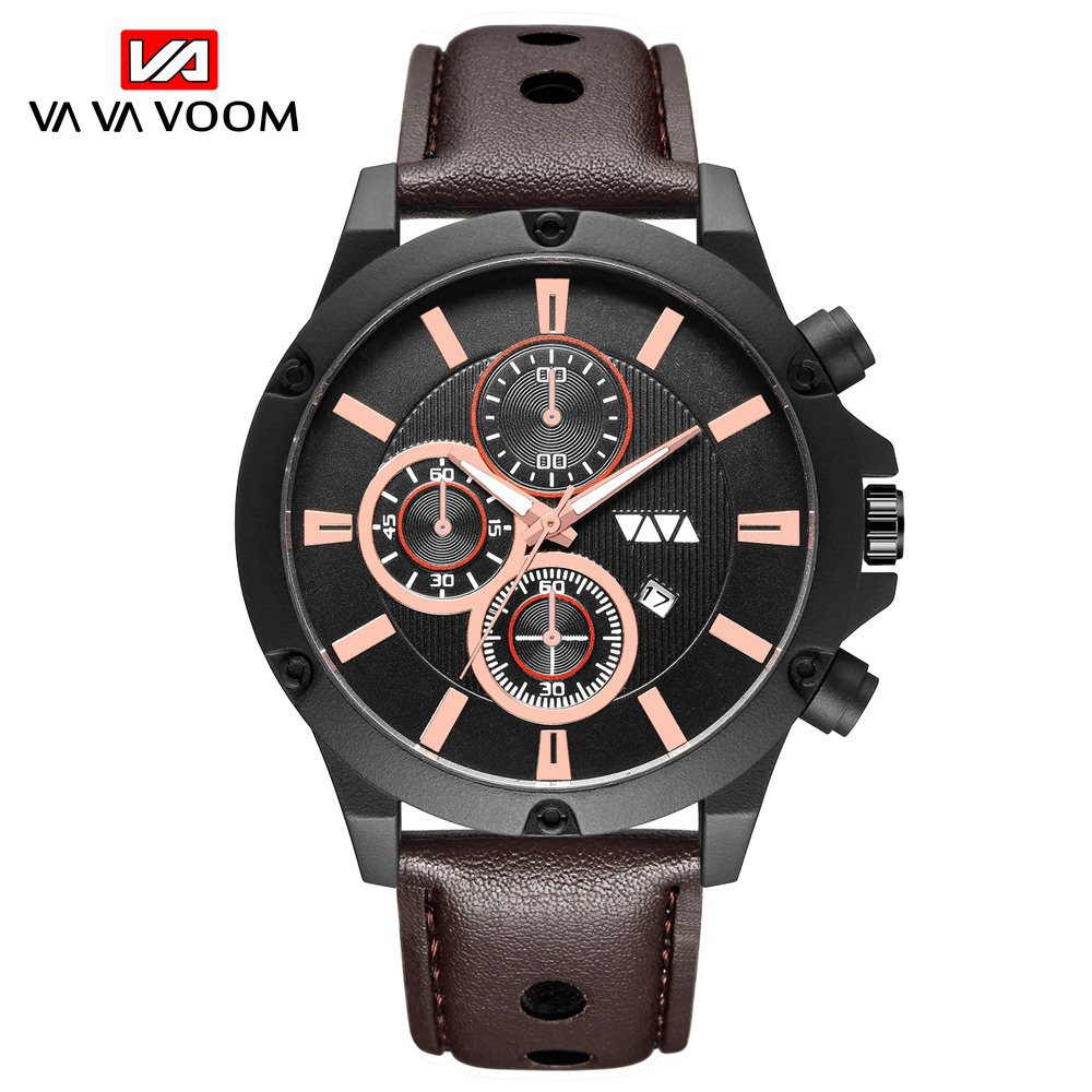 Quartz Watches Men Fashion Casual Watche Pu Leather Business Watchs Belt Wristwatch Watche Watch