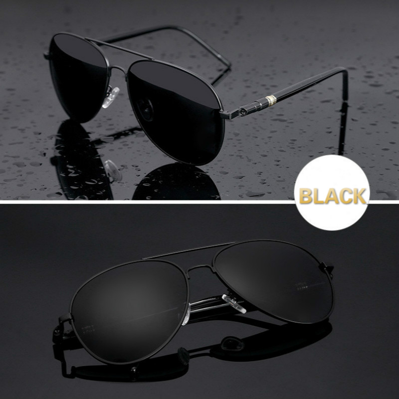 Classic Sunglasses Men Driving Clear Polarized Lens Sun Glasses Male Vintage Brand Sunglass UV Glass