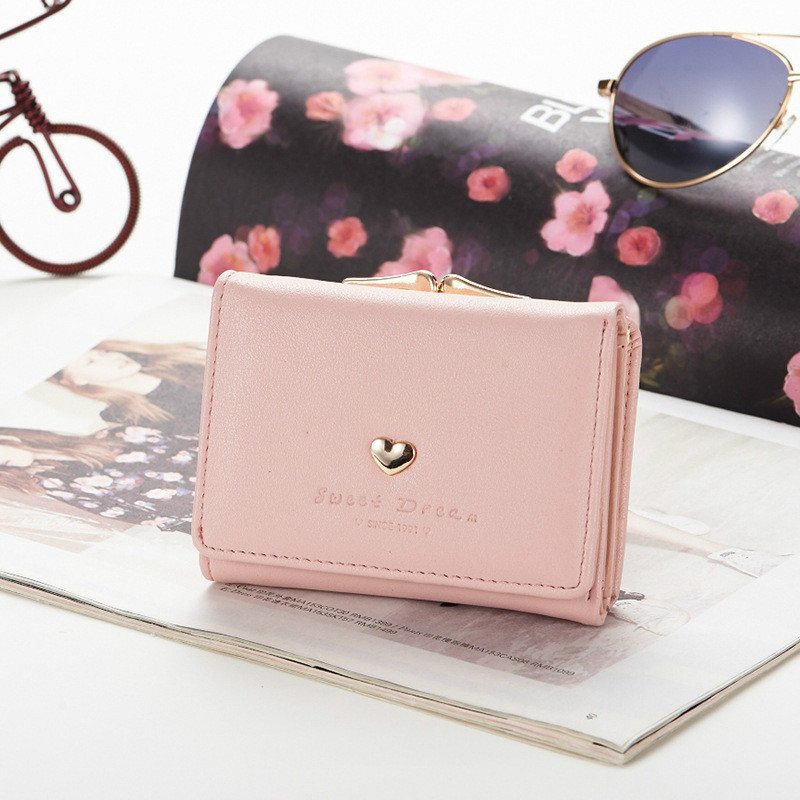 New Wallets For women Korean Buckle Large-capacity Soft Face Clutch Purses leather bag handbags