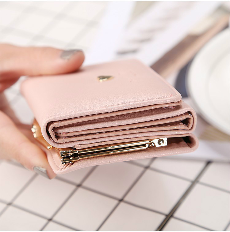 New Wallets For women Korean Buckle Large-capacity Soft Face Clutch Purses leather bag handbags