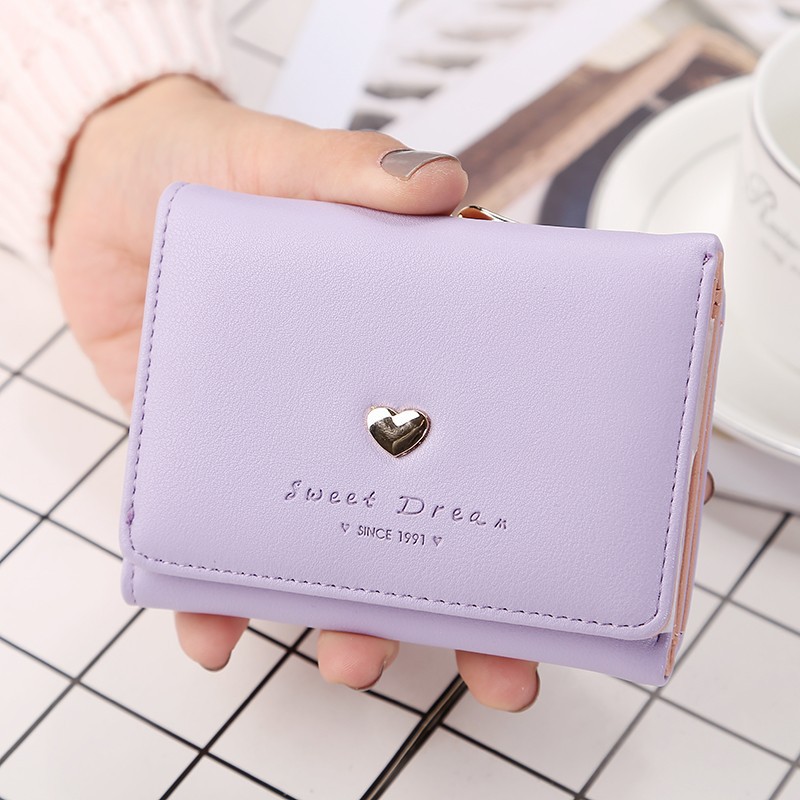 New Wallets For women Korean Buckle Large-capacity Soft Face Clutch Purses leather bag handbags