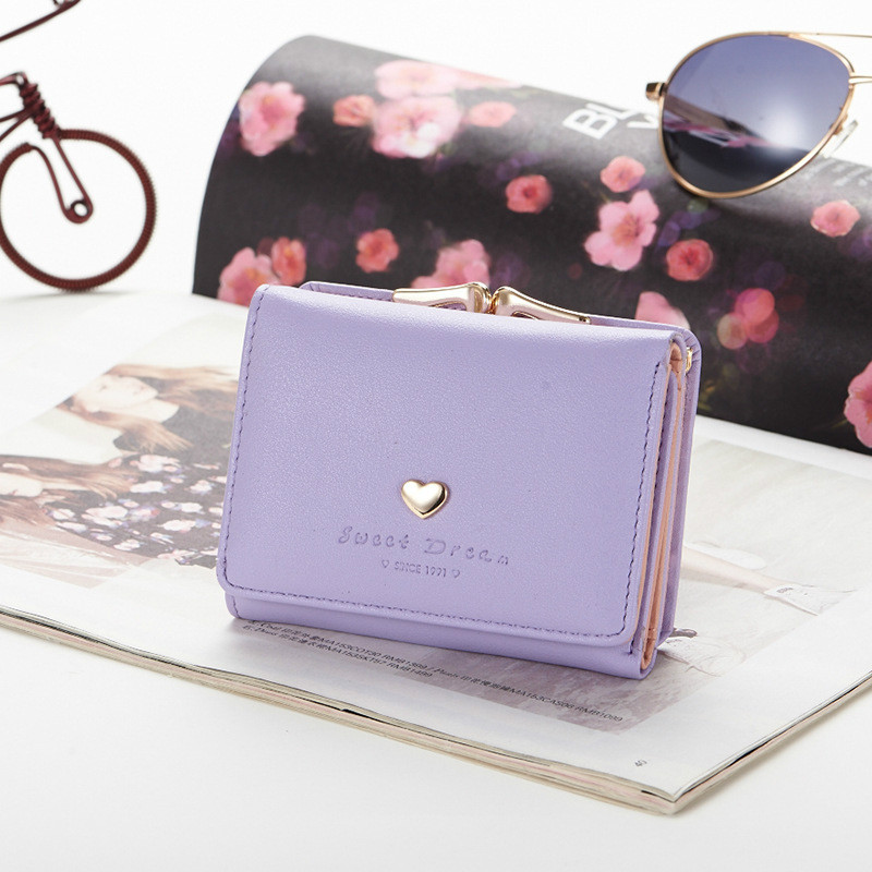 New Wallets For women Korean Buckle Large-capacity Soft Face Clutch Purses leather bag handbags