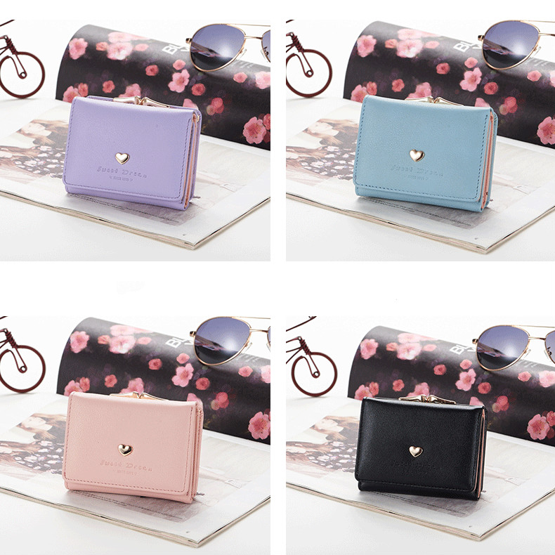 New Wallets For women Korean Buckle Large-capacity Soft Face Clutch Purses leather bag handbags