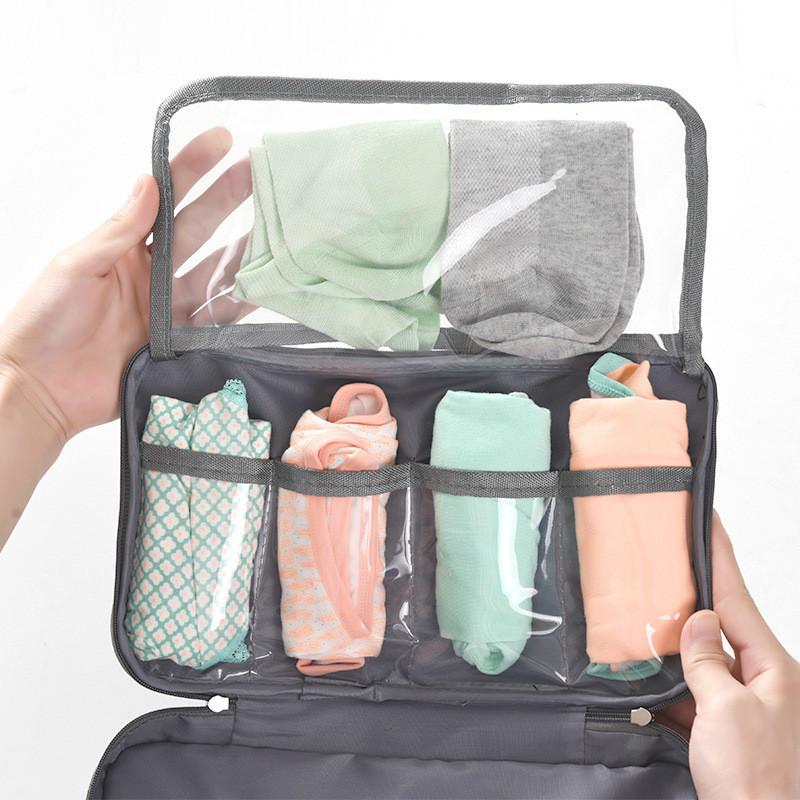 Bra finishing storage bag large capacity multifunctional portable travel storage box