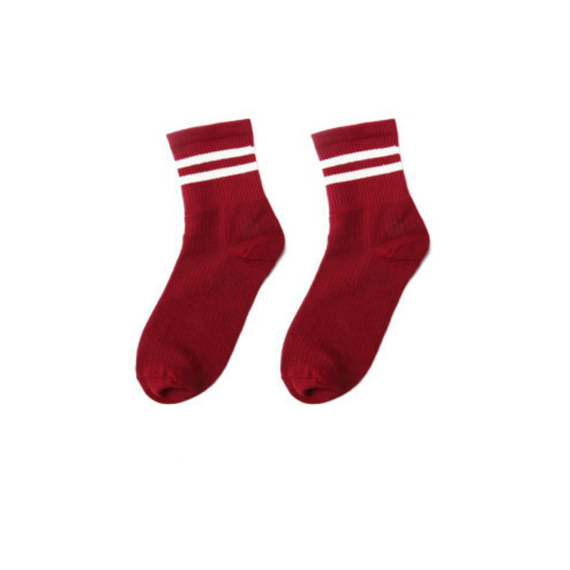 3 Pairs Funny Cute Socks Girls Cotton Loose Striped Socks Colorful Women Sox Harajuku Designer Retro