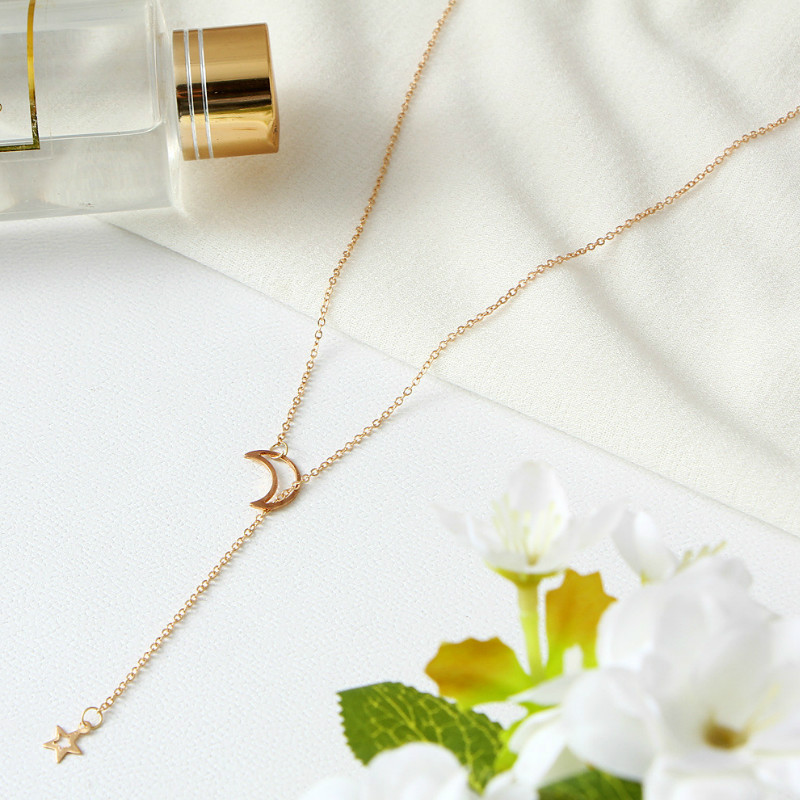 Fashion Tiny Dainty Choker Necklaces for Women Gold Color Pendants Ladies Jewelry Gift Accessories