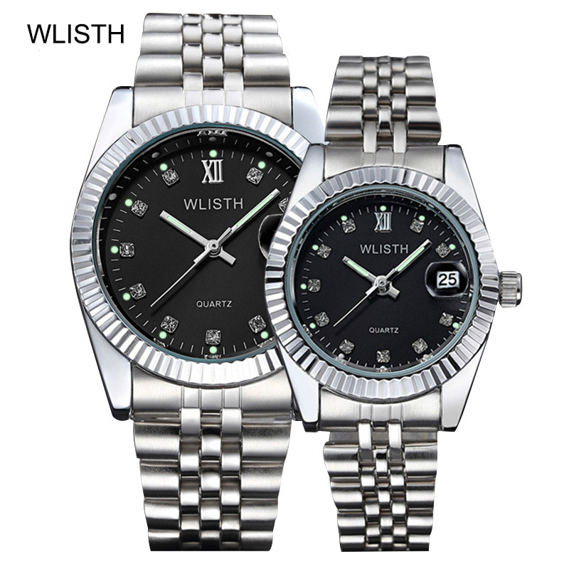 WLIStH High-End Couples Watches Men Women Lovers watchs Waterproof Quartz Wristwatches watche watch