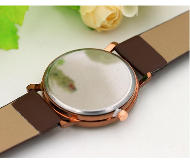 JC Women watches Trendy Dot diamond bracelet Women Men watch leather belt lady Quartz Wristwatch